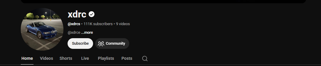 YouTube — @xdrcs